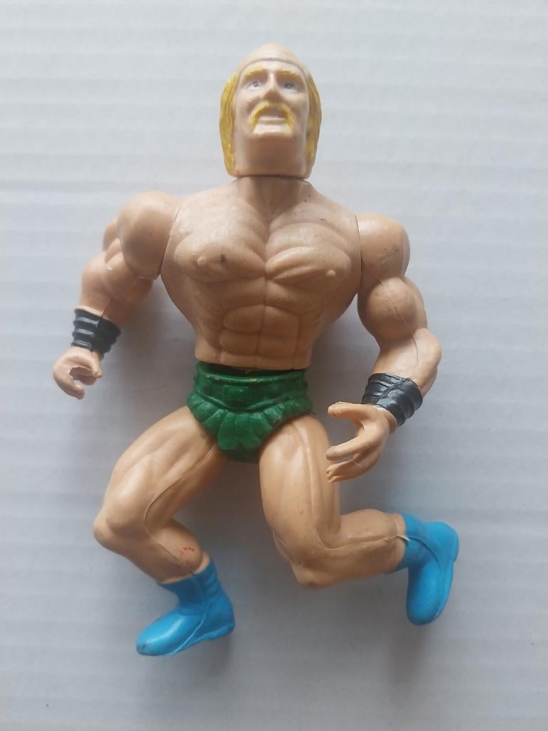 WWF Bootleg Wrestler Sungold / SGI +- 13 cm, Ophalen of Verzenden, Gebruikt