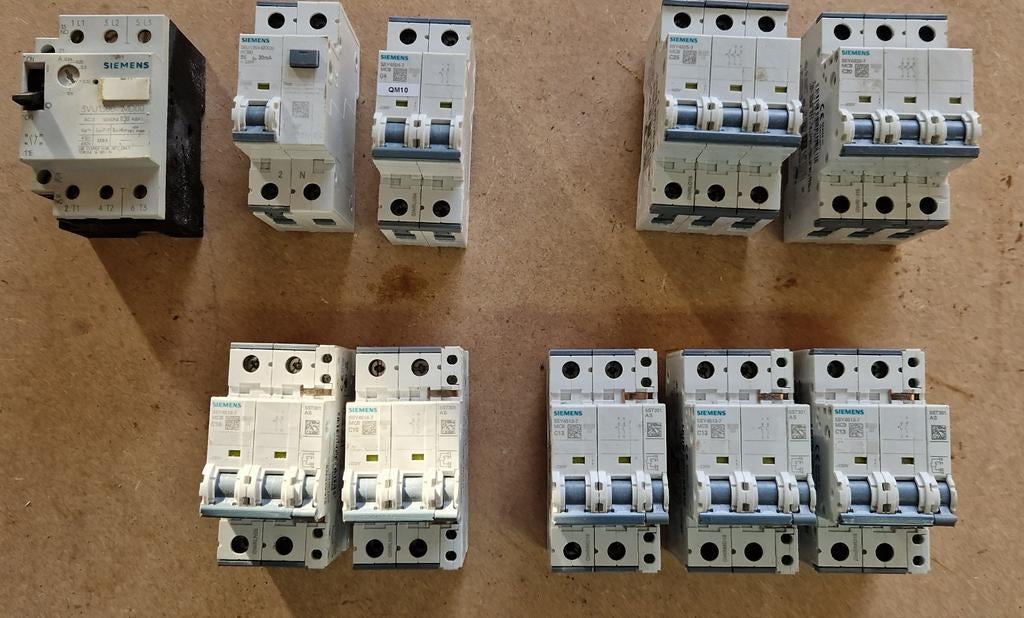 10x Siemens automaat schakelaar, Ophalen of Verzenden