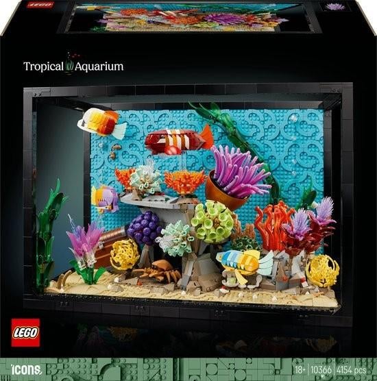 Lego Icons Tropisch Aquarium - 10366 - XXL Displaymodel, Verzenden, Nieuw