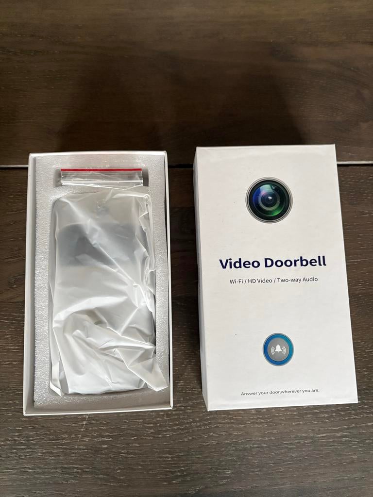 Nieuwe Video Deurbel - HD Video & Two-way Audio, Ophalen of Verzenden, Bewegingsdetectiesensor, Nieuw, Draadloos