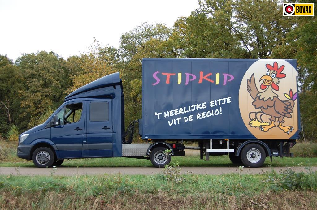 Mercedes-Benz Sprinter BE Trekker DC Bakwagen Laadklep. Nieu, Auto's, Bestelauto's, Gebruikt, Euro 6, 190 pk, Blauw