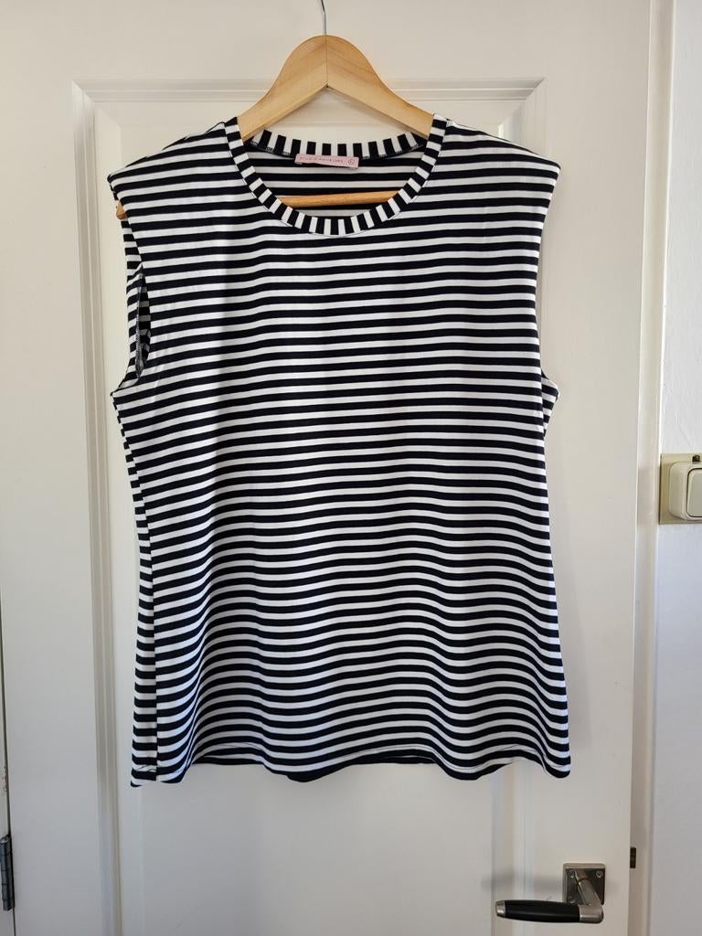 Studio Anneloes mouwloze top, zwart-wit gestreept, Kleding | Dames, Studio Anneloes, Zwart, Maat 46/48 (XL) of groter, Ophalen of Verzenden