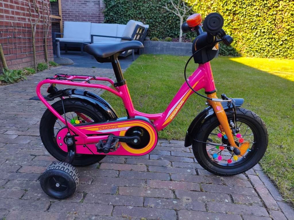 Pegasus Prima 12 inch kinderfiets, Ophalen, Zijwieltjes, Gebruikt, Minder dan 16 inch