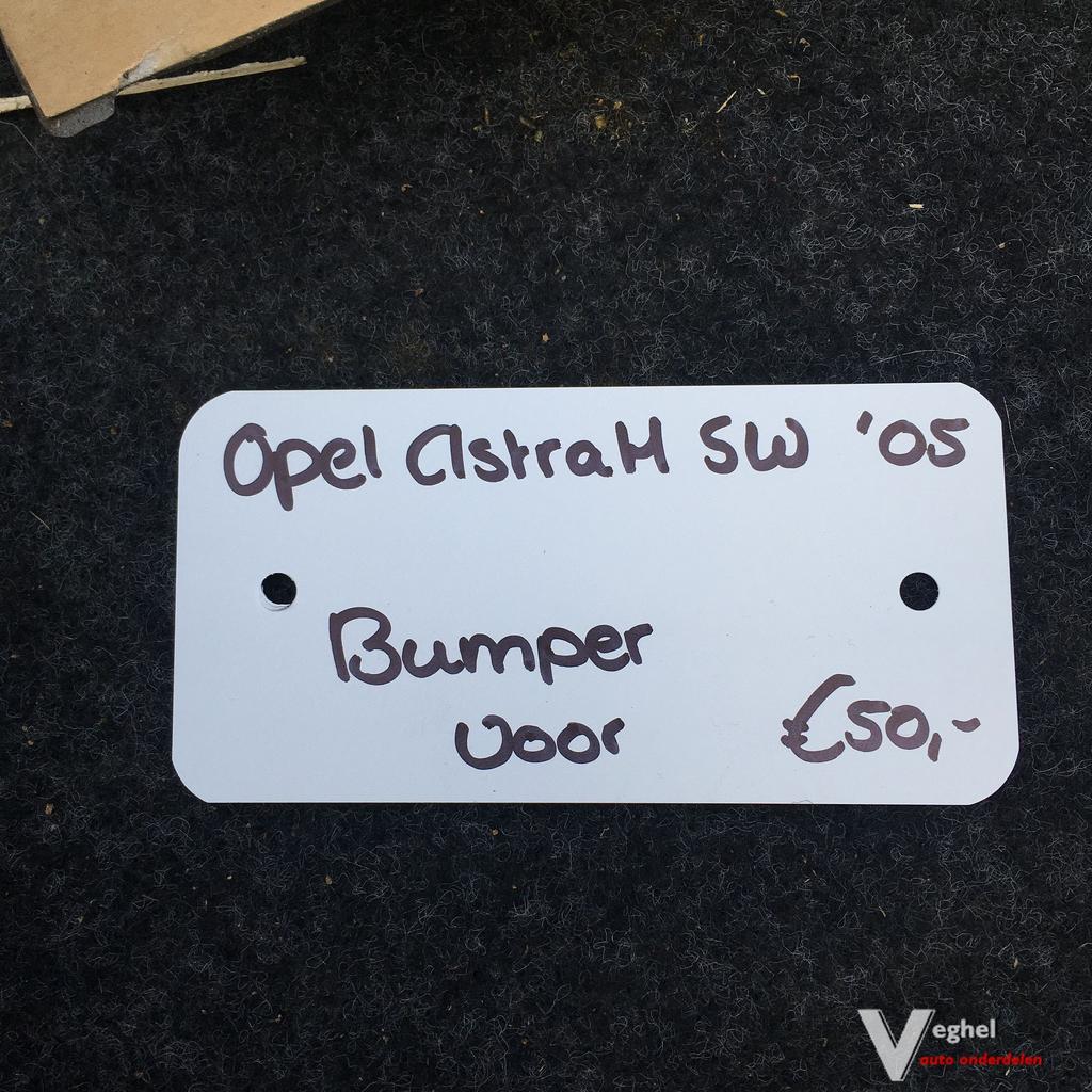 Opel Astra H 1.6 2005 SW 2500213 Voorbumper