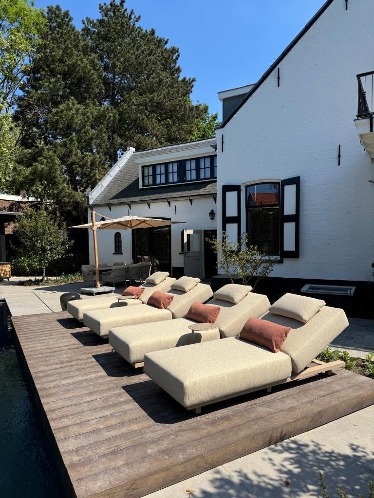 4 seasons outdoor ligbed Latte Daybed Verstelbaar