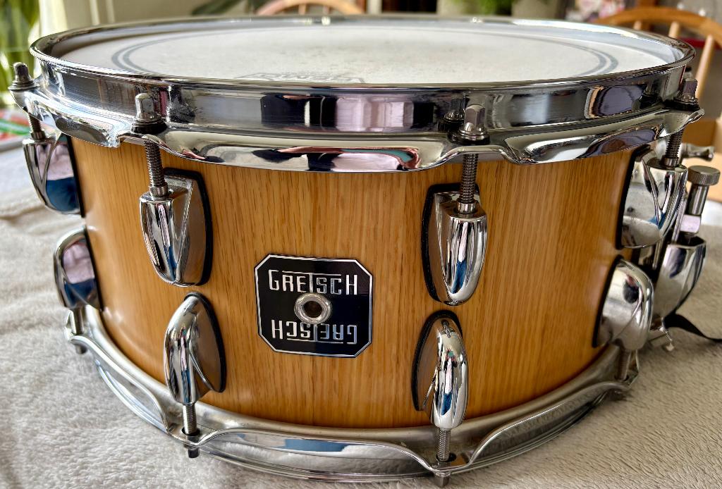 Gretsch snaredrum massief maple 14 x 6.5’ in top staat., Ophalen, Zo goed als nieuw, Overige merken