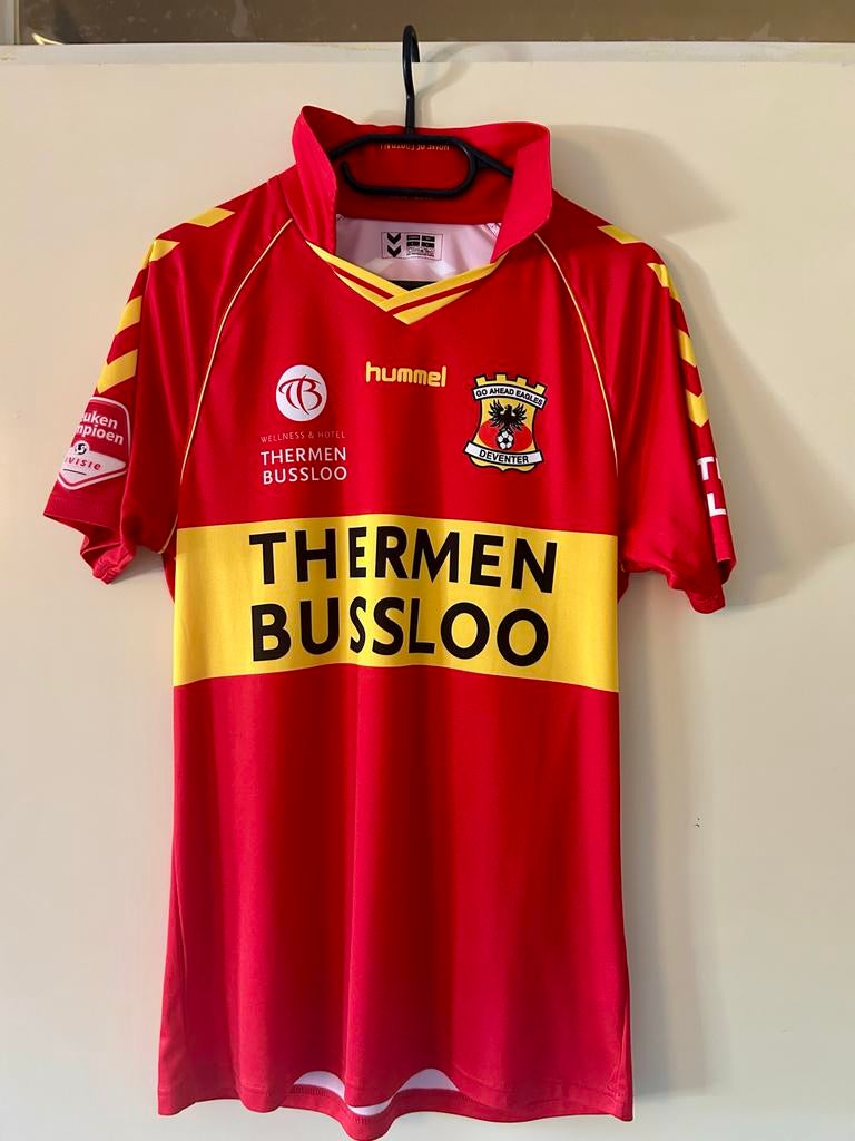 Matchworn shirt Paco Van Moorsel Go Ahead Eagles 2018/2019, Maat L, Ophalen of Verzenden, Gebruikt, Shirt