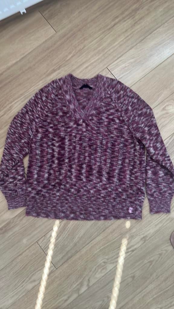 Dames trui bordeauxrood gemeleerd maat M, Kleding | Dames, Grote Maten, Ophalen of Verzenden, Zo goed als nieuw, Rood, Trui of Vest