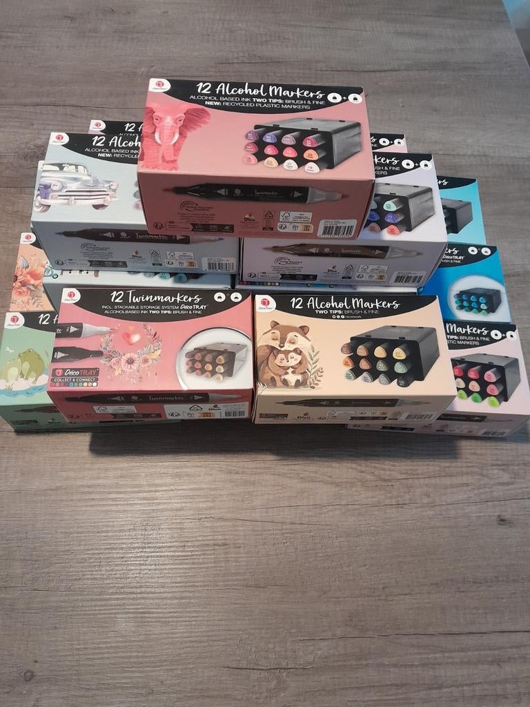 Decotime alcohol markers, Ophalen, Zo goed als nieuw, Potlood of Stift