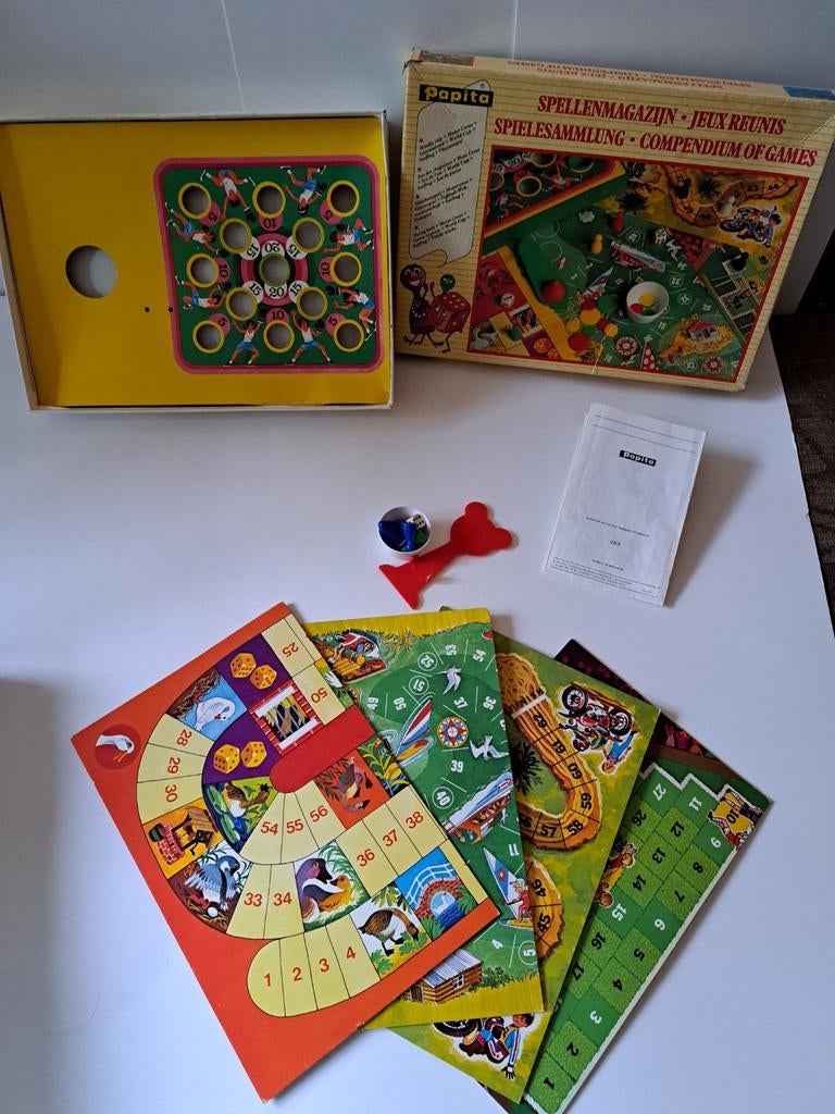 Spel van Papita, spellenmagazijn, vintage, Ophalen of Verzenden, Gebruikt, Papita