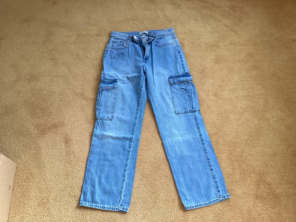 Meisjes spijkerbroeken maten 152, 158 en 164, Kinderen en Baby's, Kinderkleding | Maat 152, Gebruikt, Meisje, Broek, Ophalen of Verzenden