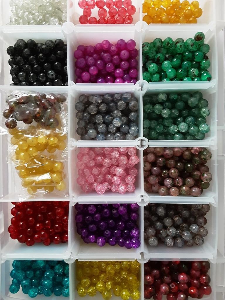 Heel veel nieuwe leuke glas kralen, Ophalen of Verzenden, Nieuw, Kraal