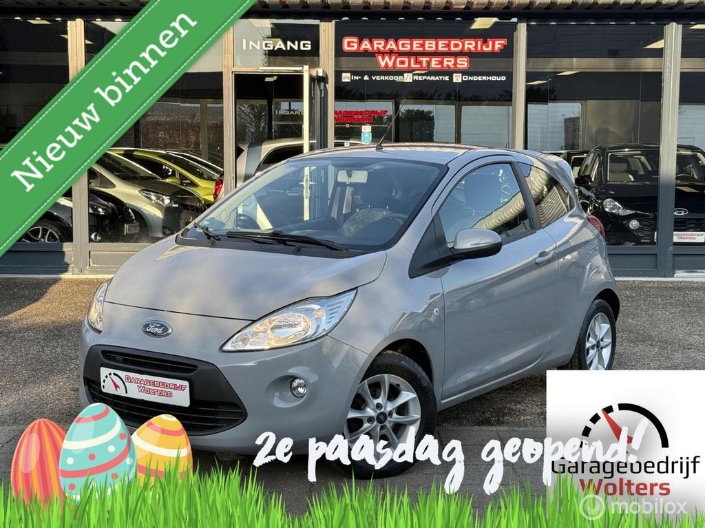 Ford Ka 1.2 Titanium X start/stop stoelverwarm. nw apk, Voorwielaandrijving, Stof, Gebruikt, 4 cilinders