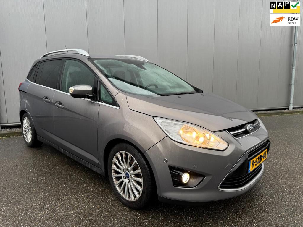 Ford Grand C-Max 1.0 Lease Titanium, Voorwielaandrijving, Bruin, Origineel Nederlands, Handgeschakeld