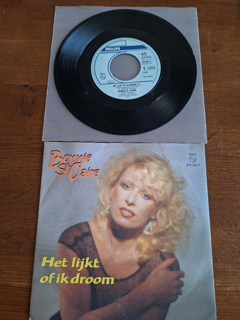 Bonnie St Claire,het lijkt of ik droom, Cd's en Dvd's, Ophalen of Verzenden, Zo goed als nieuw, 7 inch, Levenslied of Smartlap