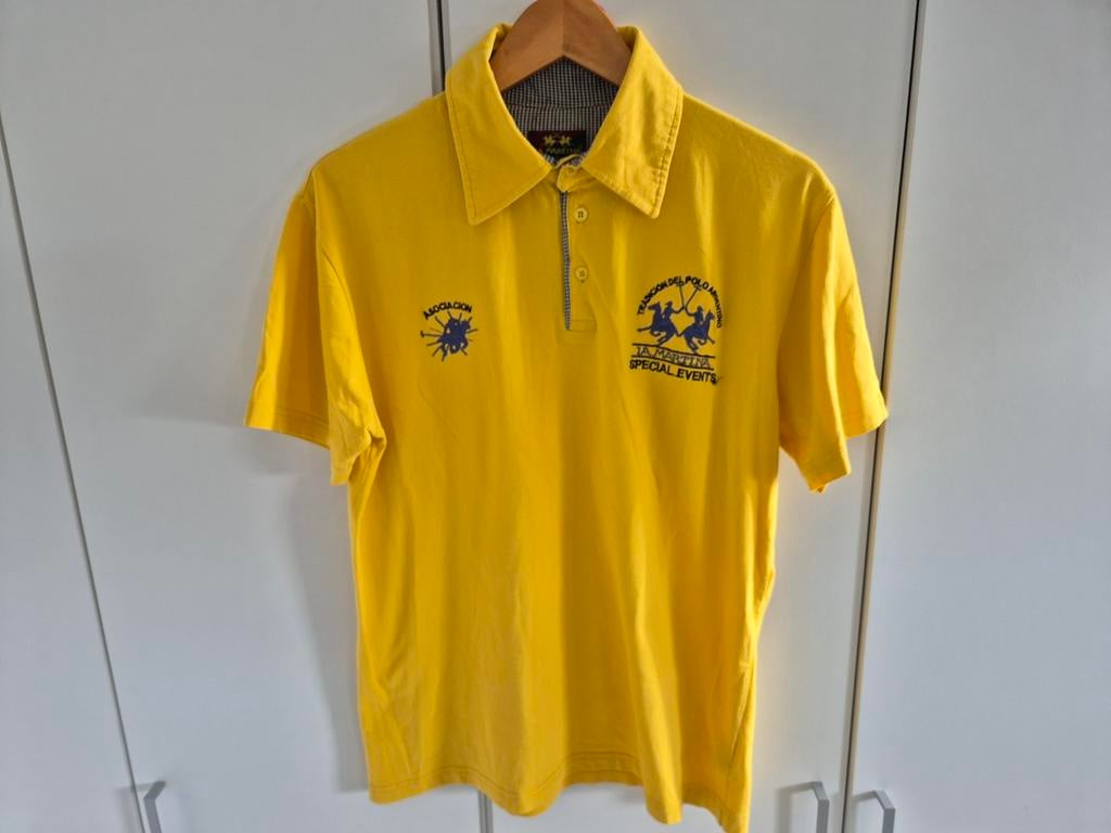 La Martina L, Maat 52/54 (L), Geel, Ophalen of Verzenden, Zo goed als nieuw