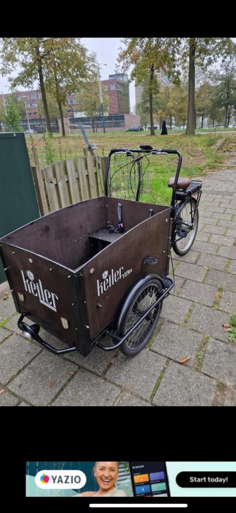 Keiler bakfiets, Fietsen en Brommers, Ophalen, Zo goed als nieuw, 4 kinderen of meer, Elektrisch