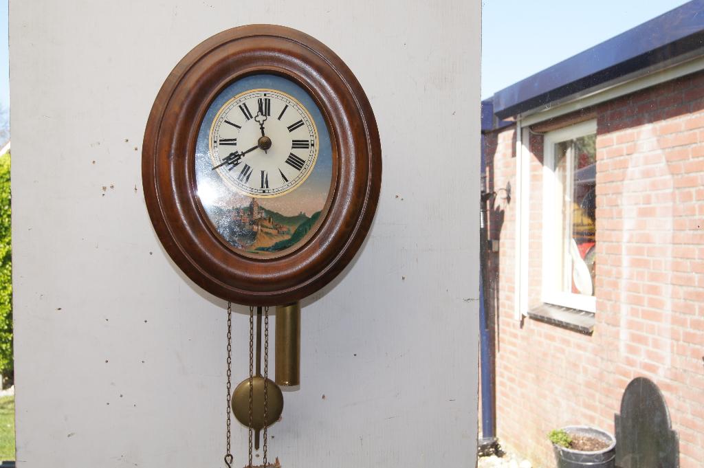 Schilderij Klok, Antiek en Kunst, Ophalen of Verzenden