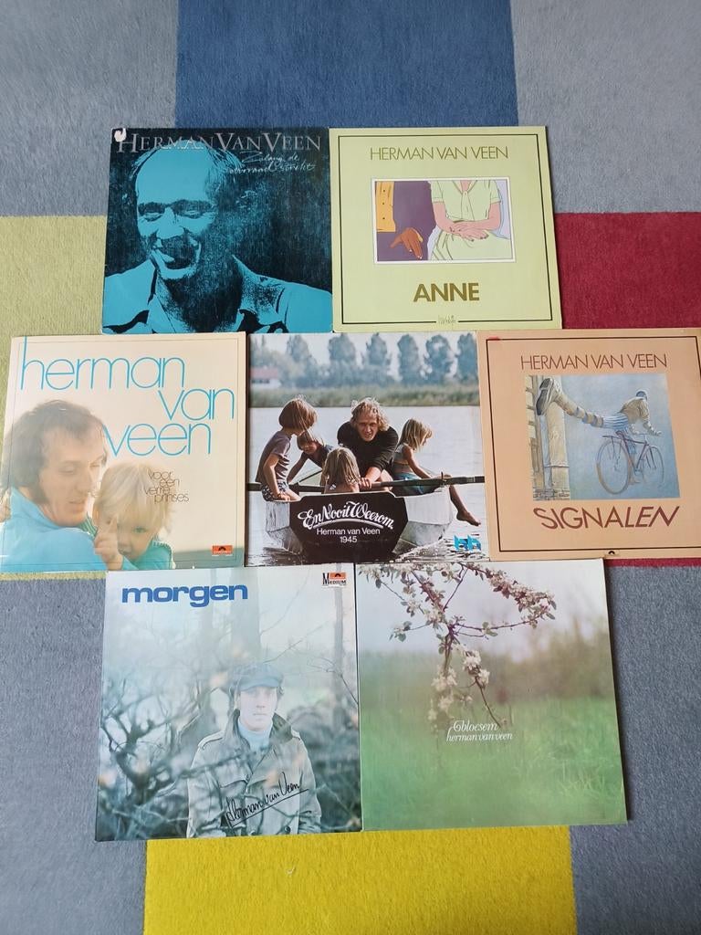 Herman van Veen lp's vinyl, Ophalen of Verzenden, 1970 - 1979, Gebruikt, 12 inch
