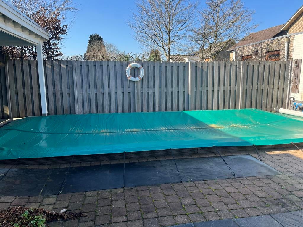 Winterzeil met regengoot, Ophalen, Gebruikt, Afdekzeil