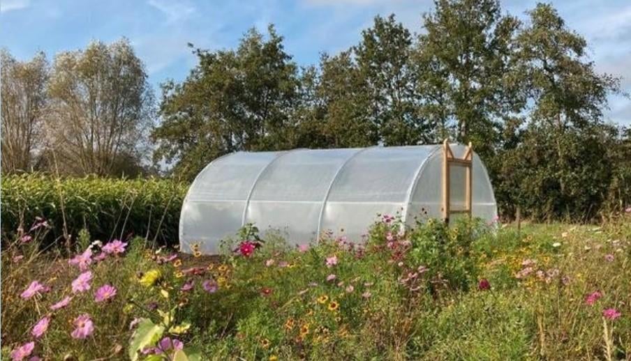 Gevraagd: Tunnelkas van zware kwaliteit inclusief folie, Ophalen of Verzenden