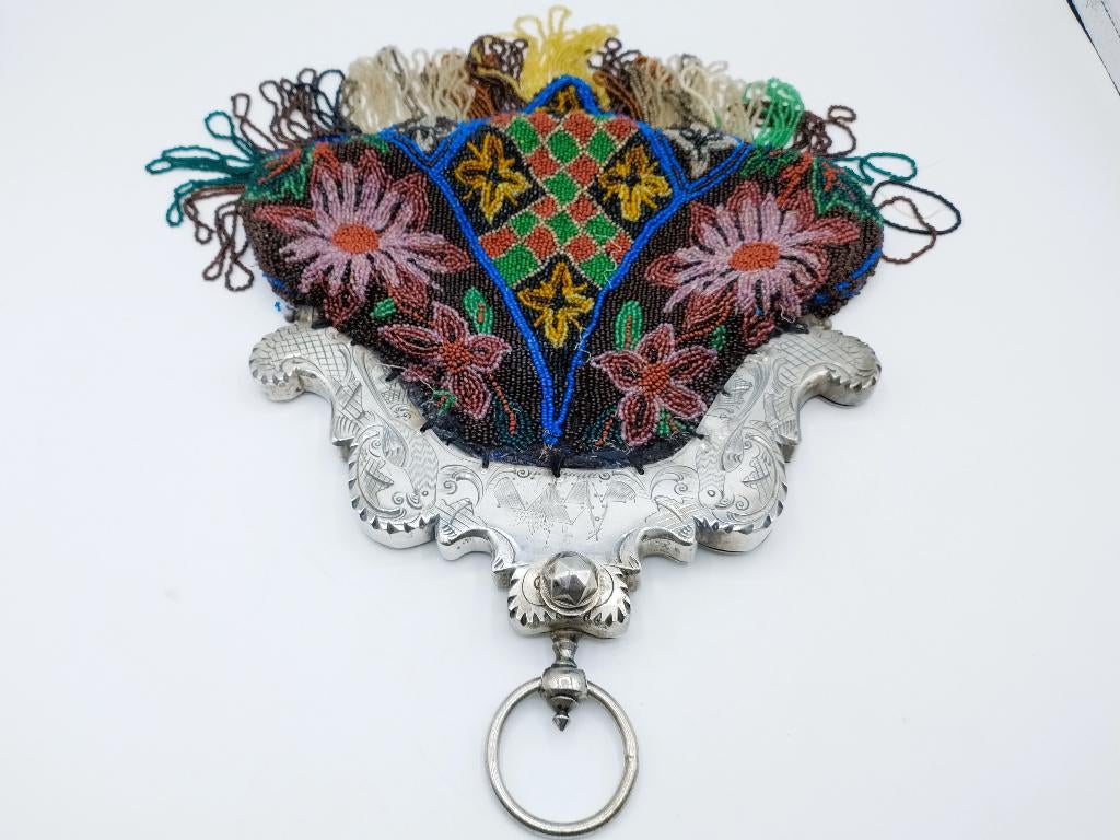 Zilveren tasbeugel (papegaaien), G. Lazonder Schoonhoven, Antiek en Kunst, Antiek | Goud en Zilver, Verzenden, Zilver