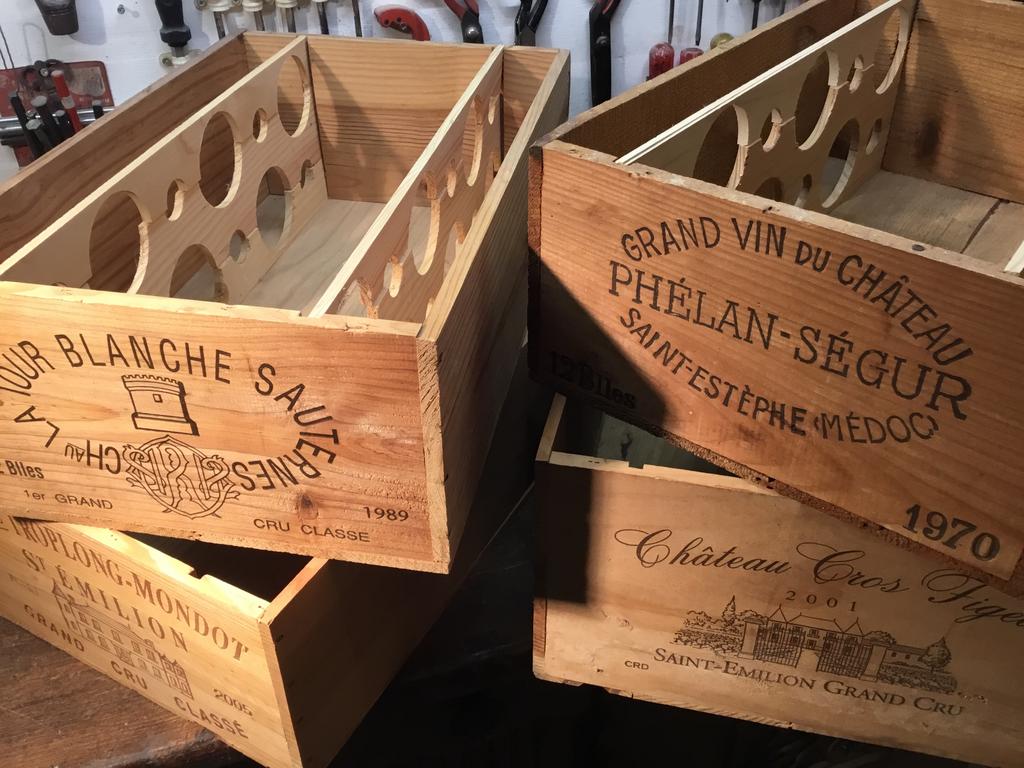 WIJNKIST. Authentieke, Huis en Inrichting, Woonaccessoires | Kisten, Ophalen of Verzenden, Zo goed als nieuw, Minder dan 50 cm