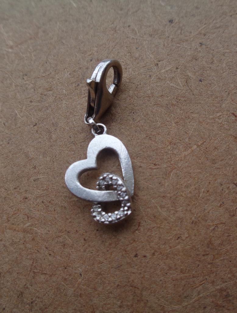 zilveren afneembare bedel esprit [038], Overige merken, Verzenden, Zo goed als nieuw, 1 bedel