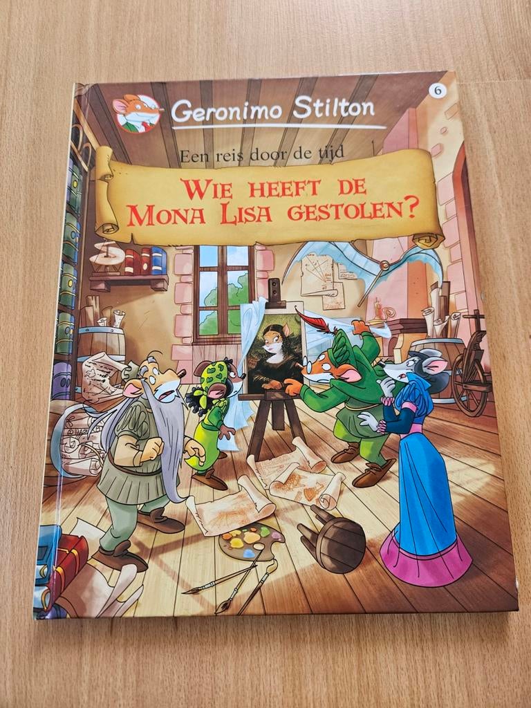 Geronimo Stilton: Wie heeft de Mona Lisa gestolen?, Ophalen of Verzenden, Gelezen, Fictie algemeen