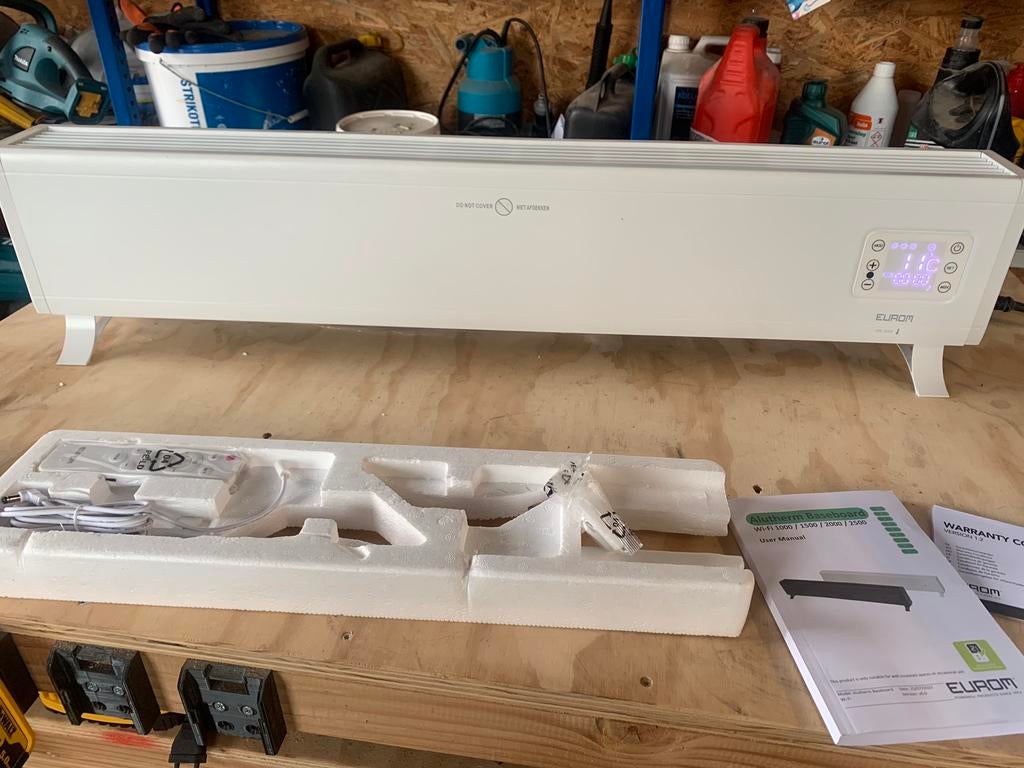 EUROM CONVECTOR HEATER ,ALUTHERM 1500 WHITE ., 30 tot 80 cm, Minder dan 60 cm, Ophalen of Verzenden, Kachel