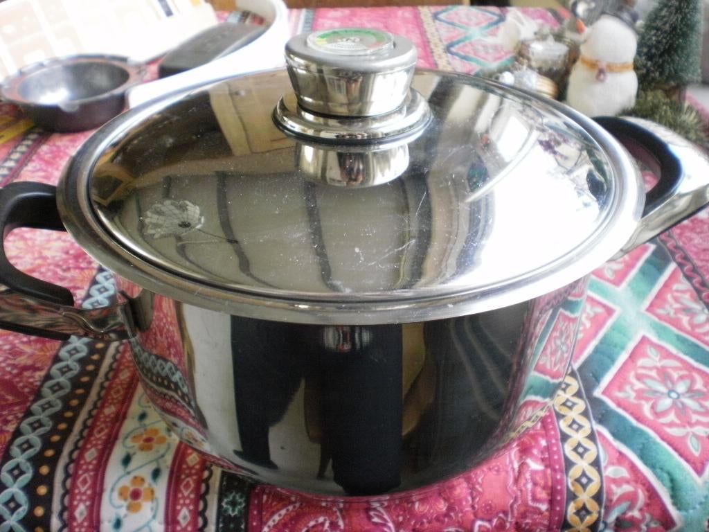 Solingen grote kookpan, 24 cm, Huis en Inrichting, Keuken | Potten en Pannen, Kookpan of Snelkookpan, Gebruikt, Keramische plaat