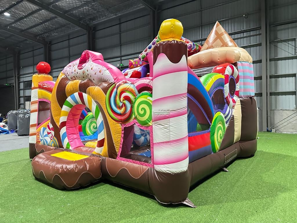 Springkussen “Candy” te huur, Ophalen of Verzenden, Zo goed als nieuw, Overige