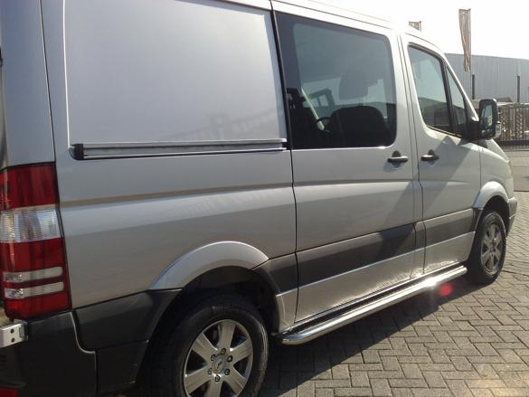 Mercedes-Benz Sprinter W906 Sidebars aluminium, Niet ingevuld, Niet ingevuld, Niet ingevuld