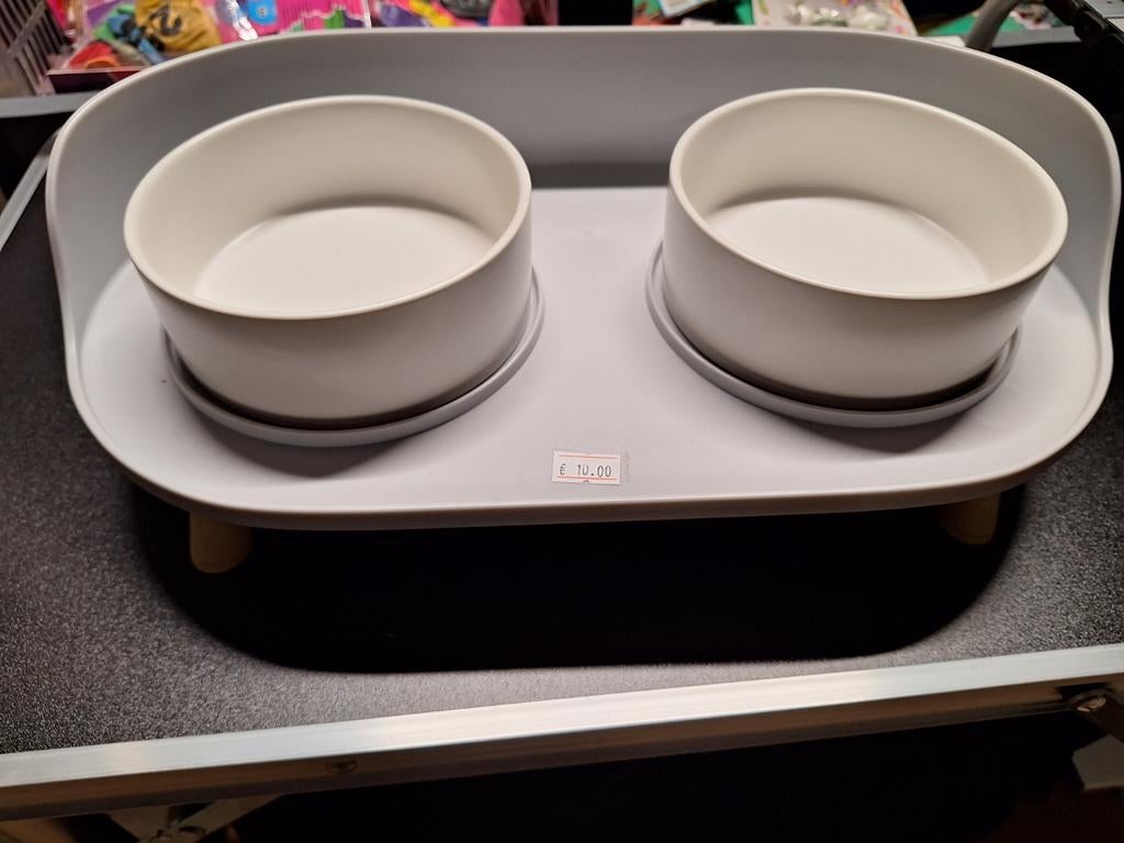 Duo voederbak hond of katten, Dieren en Toebehoren, Ophalen of Verzenden, Nieuw