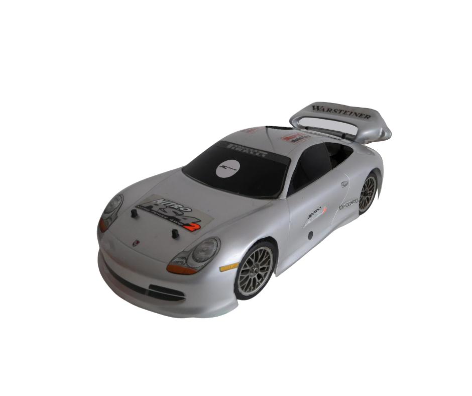 HPI RS4 2 Porsche 1/10 nitro rc auto, Gebruikt, Ophalen of Verzenden, Schaal 1:10, Auto onroad