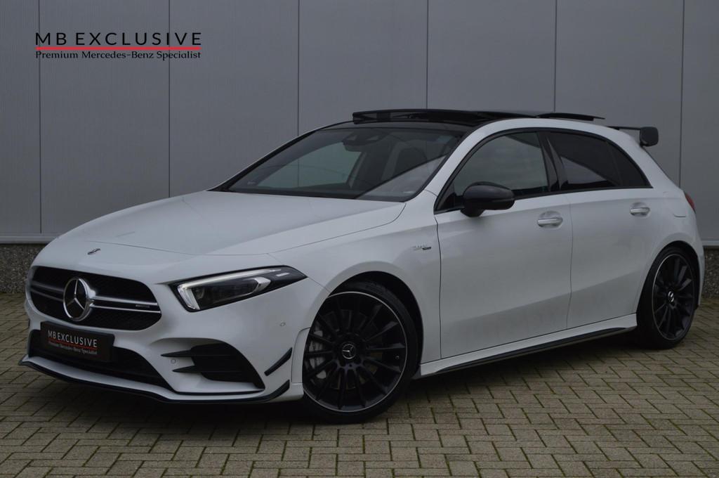Mercedes-Benz A-klasse A35 AMG Aero Night Edition1 AUT7 306P, Automaat, 1345 kg, Zwart, 4 cilinders