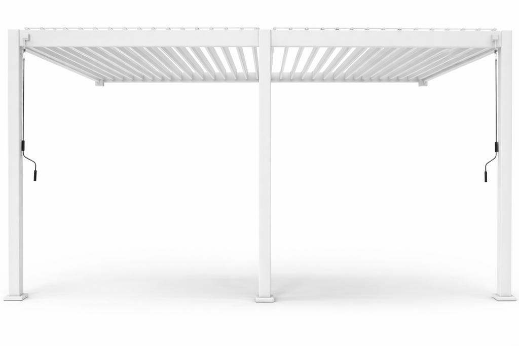 Luxe Aluminium Terrasoverkapping 530x300cm - Kantelbaar Lame, Ophalen of Verzenden, Nieuw, Veranda