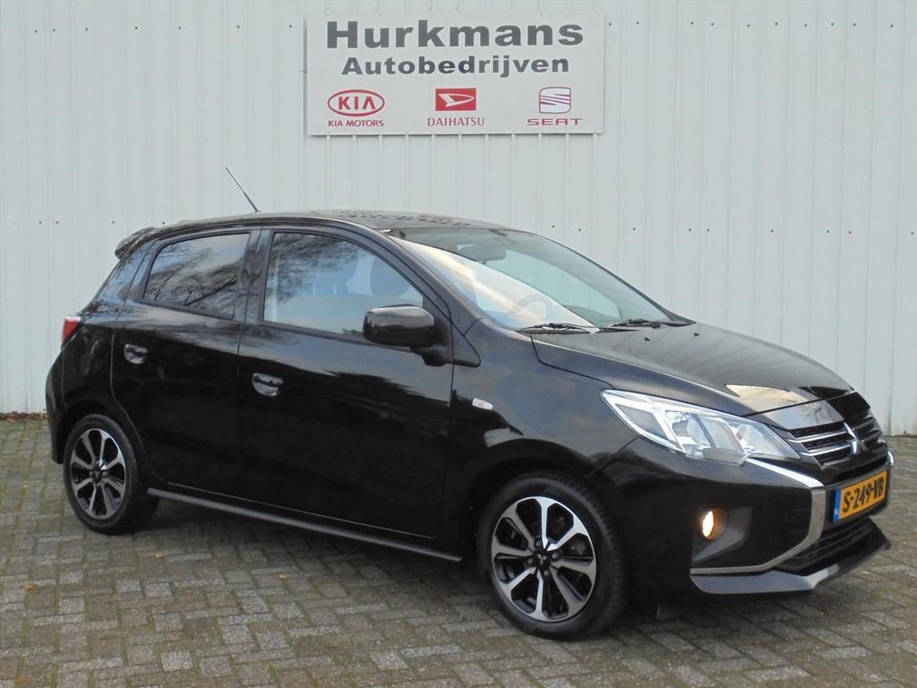 Mitsubishi Space Star 1.2i AUTOMAAT NAVI-CRUISE HOGE ZIT 43., Automaat, Gebruikt, Zwart, Bedrijf