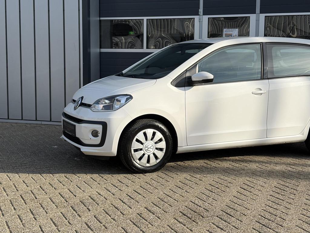 Volkswagen Up! 1.0 BMT high up! | Stoel verwarming | Parkeer, Auto's, Voorwielaandrijving, Stof, 4 stoelen, Wit