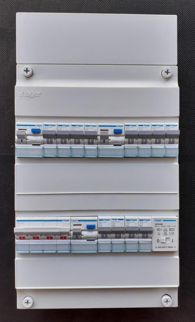 Hager Vision 12groep meterkast groepenkast stoppenkast 3fase, Ophalen of Verzenden, Gebruikt, Overige typen