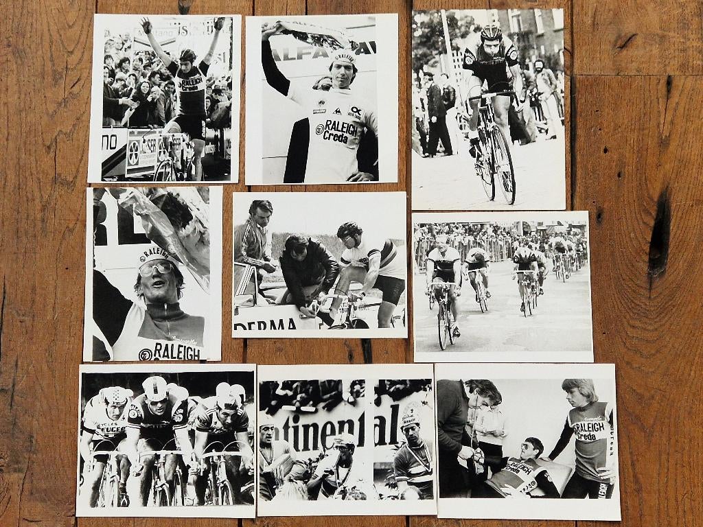 (T) 9 Persfoto's - sportfoto's wielrennen., Verzamelen, Ophalen of Verzenden, 1980 tot heden, Zo goed als nieuw, Overige onderwerpen