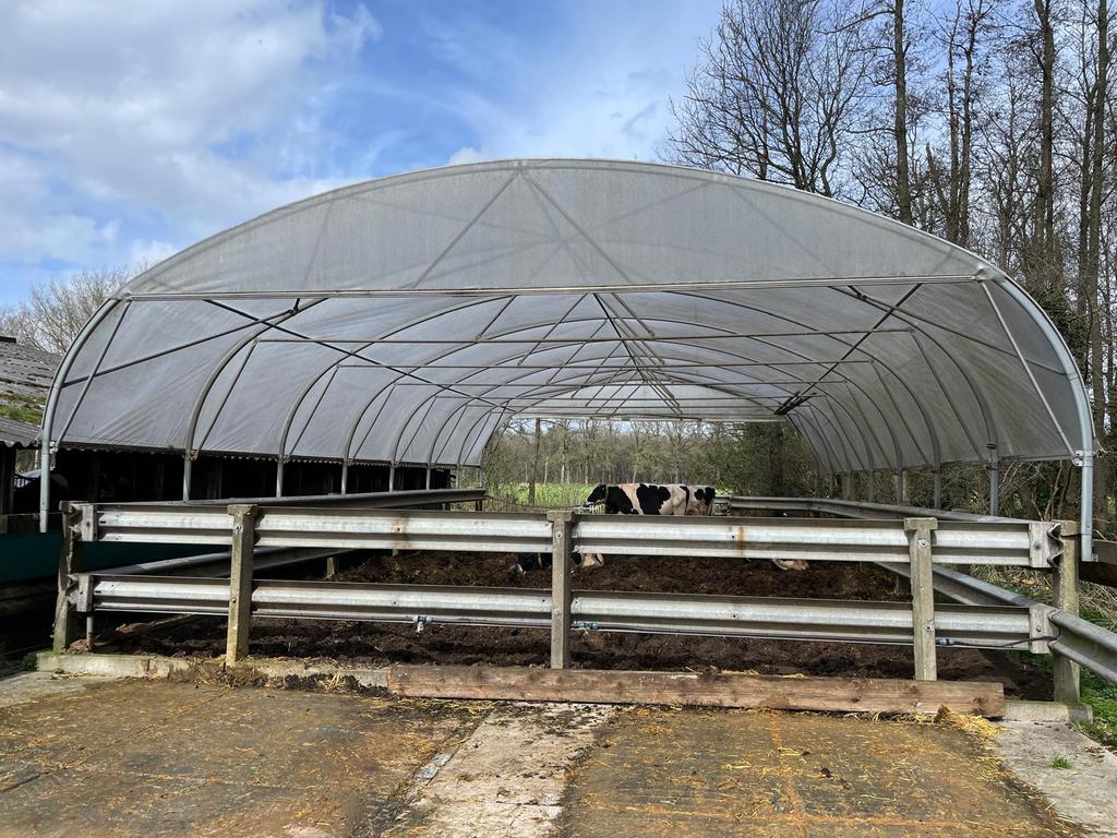 Overkaping / flexstal /Tunnel voor opslag, Dieren en Toebehoren, Stalling en Weidegang, Stalling