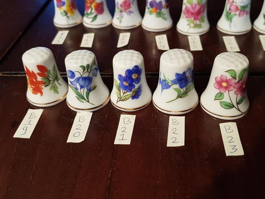 Collectie bloemen, 17 Vingerhoedjes, Ophalen of Verzenden