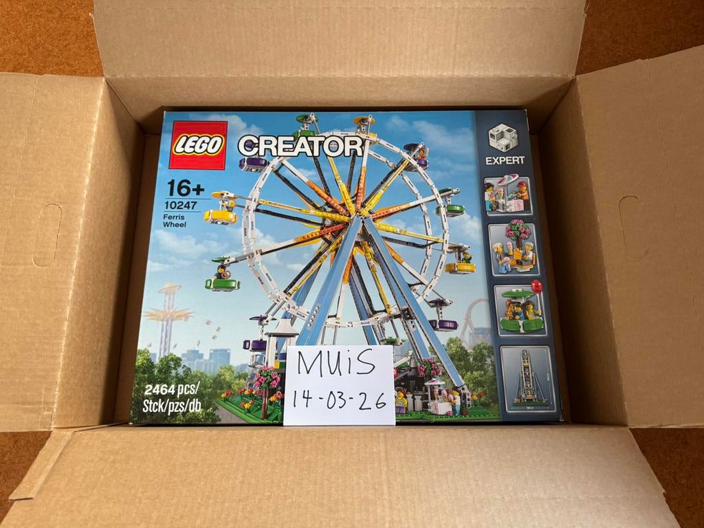 Lego 10247 - Creator - Ferris Wheel - Reuzenrad, Ophalen of Verzenden, Nieuw, Complete set, Lego