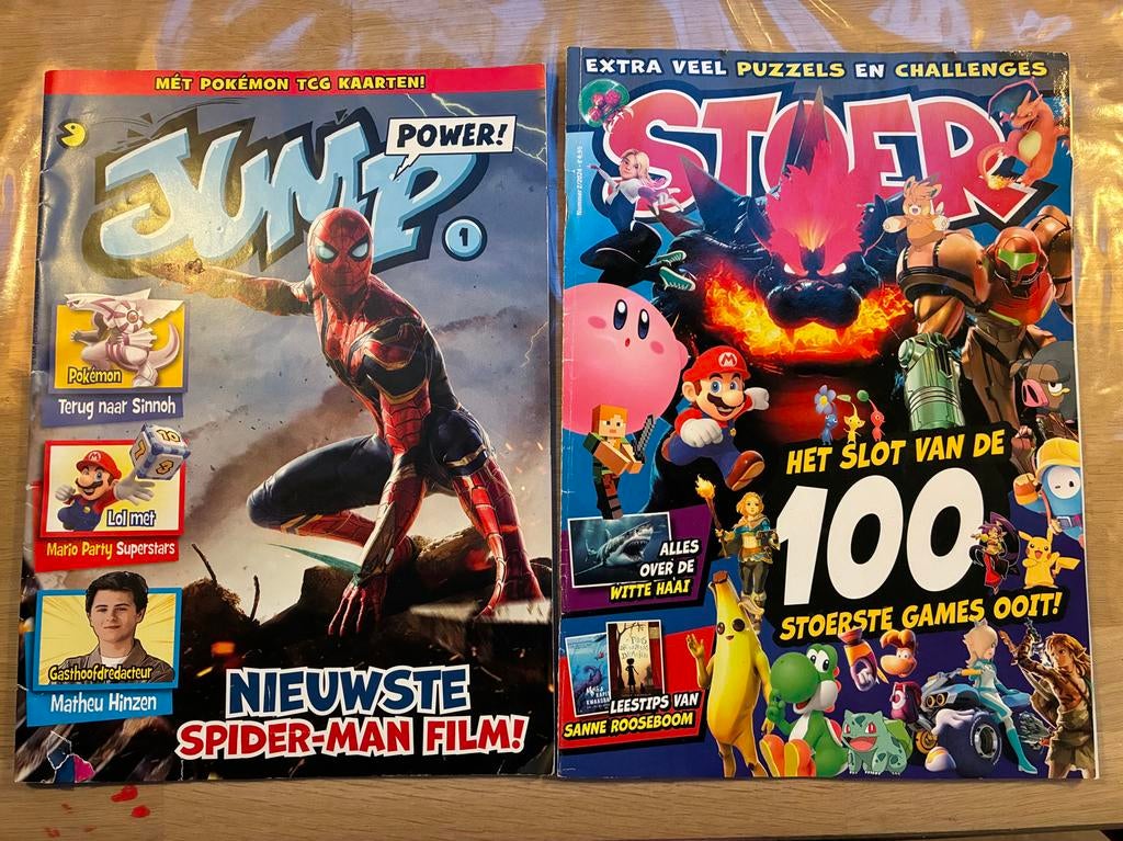 Lego tijdschriften: Avengers, Minecraft, Jumpo Power, Stoer, Ophalen of Verzenden, Gelezen, Overige typen