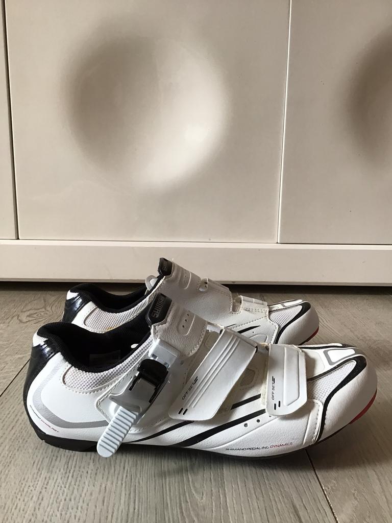 Z.g.a.n witte Shimano RO-88 wielrenschoenen maat 45, Heren, Schoenen, Overige maten, Ophalen of Verzenden