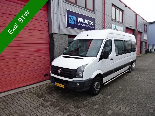 Volkswagen Crafter 35 2.0 TDI L3H2 BM 9 pers maxi rolstoelli, Auto's, 13 km/l, Euro 5, Gebruikt, 2000 kg