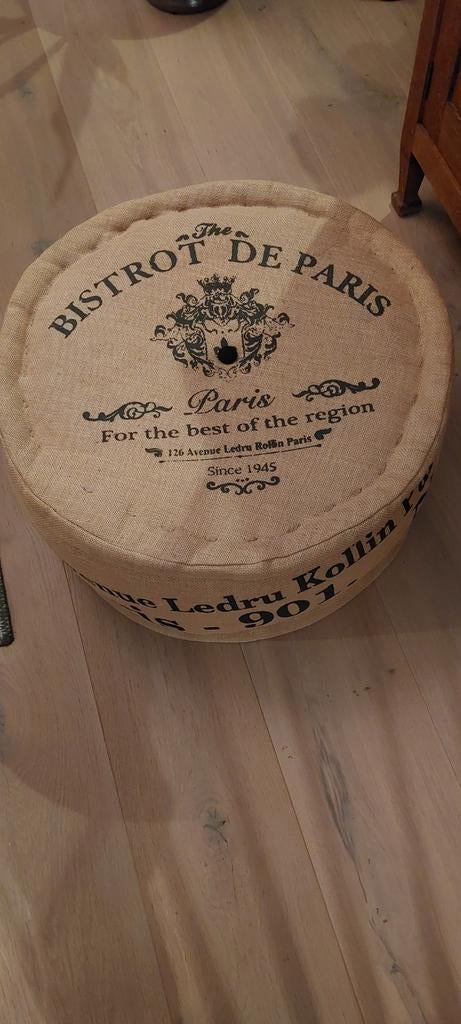 Poef riviera maison, Huis en Inrichting, Ophalen, Minder dan 50 cm, Riviera maison, Rond