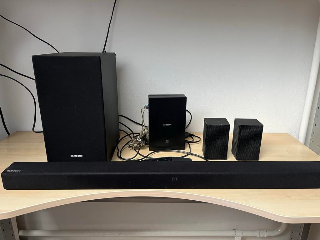 Samsung Soundbar HW-R430 met Subwoofer en Wireless Surround, Ophalen of Verzenden, Bluetooth, Gebruikt