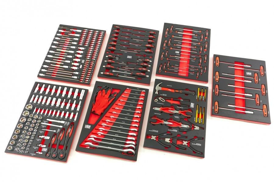 Vulling / inlay 262-delige PREMIUM voor gereedschapswagen, ., Nieuw, Ophalen of Verzenden, .